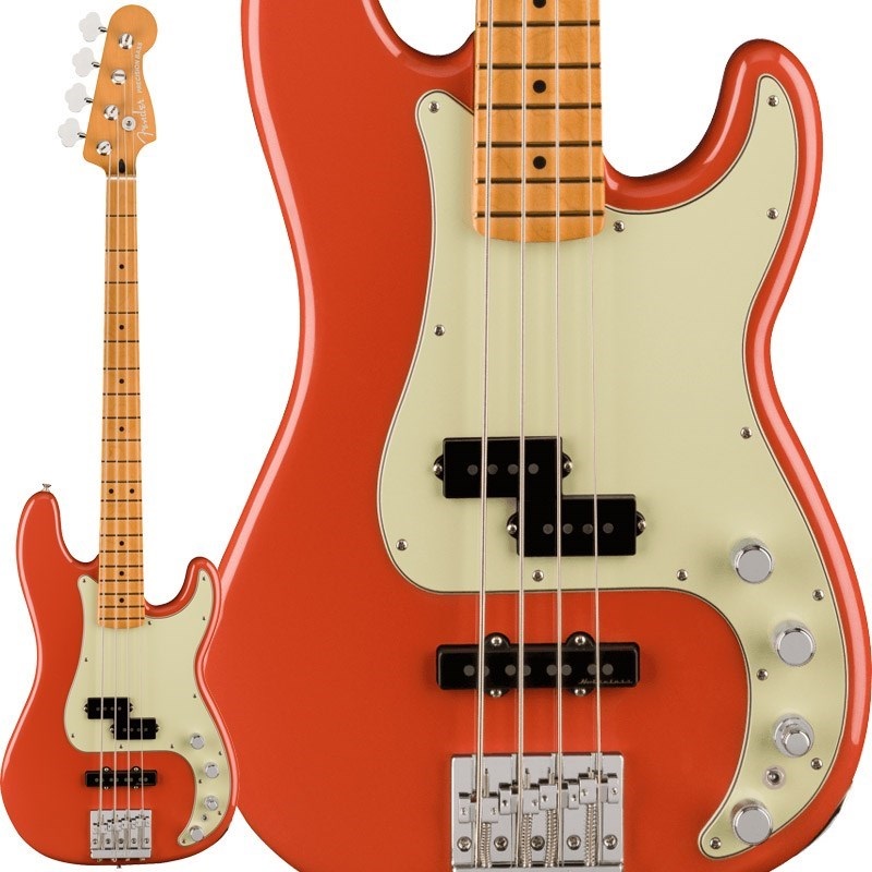 Fender MEX Player Plus Precision Bass (Fiesta Red/Maple