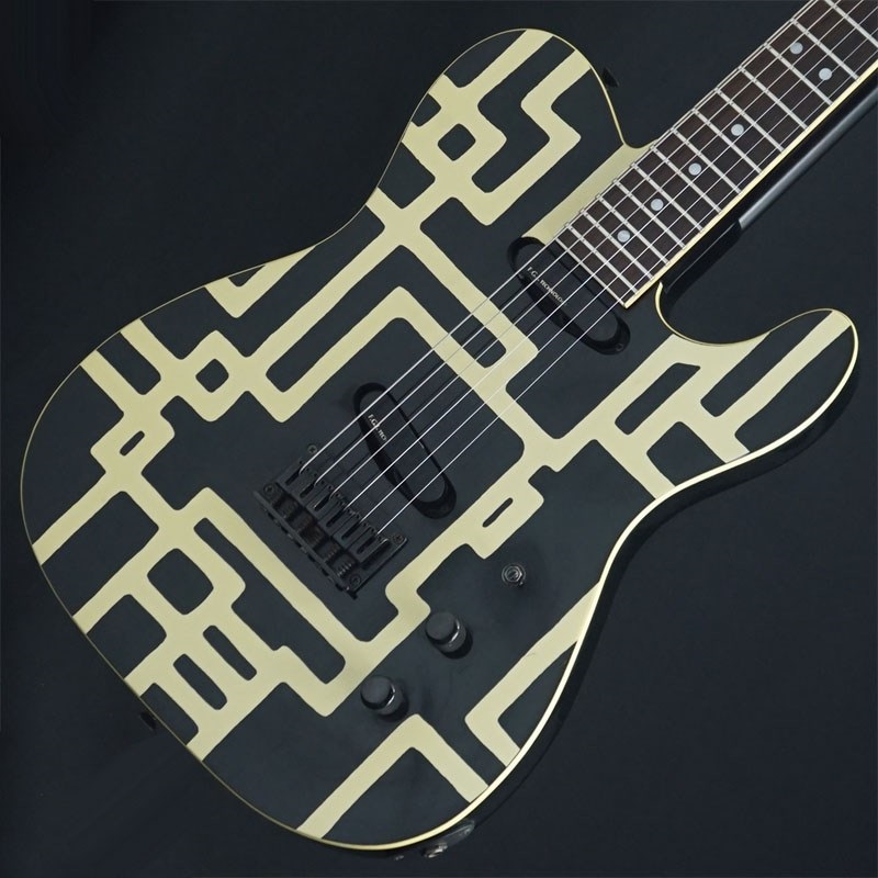 希少P.U.】 FERNANDES TE-95HT 布袋モデル【黒ライン】 - エレキギター