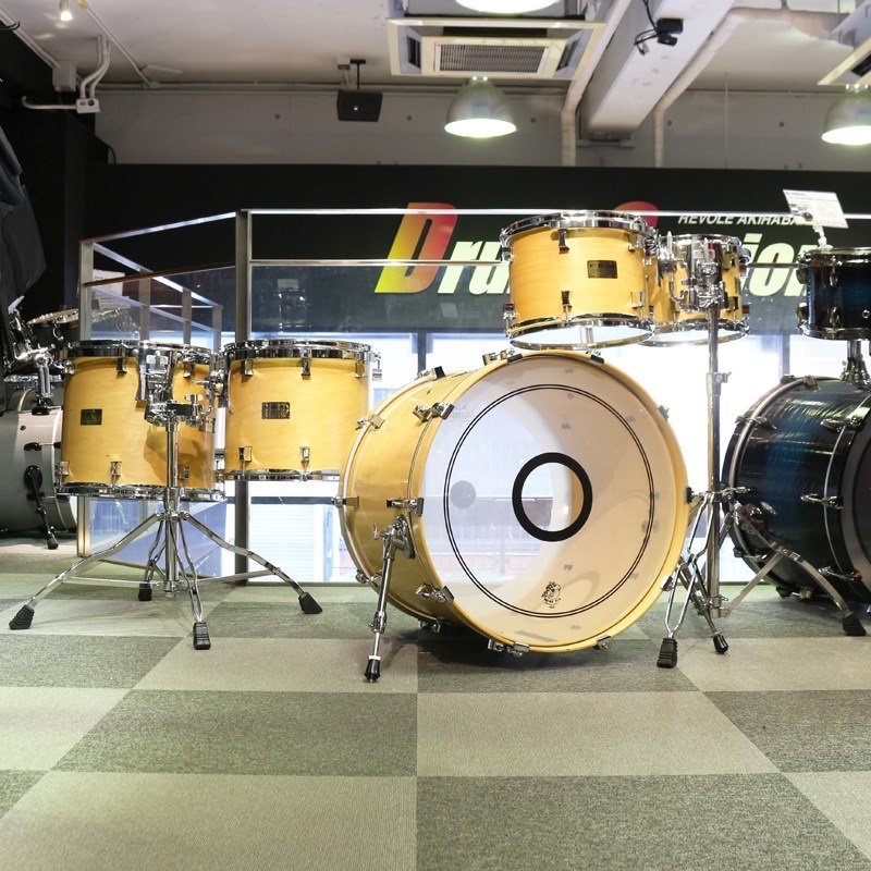 PORK PIE Maple 5pc Drum Kit -Maple Satin- タムスタンド・ソフトケース付属 【中古品】