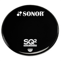 SN-BP18B/L-SQ2 [18インチ・バスドラム用ヘッド / ブラック / SQ2ロゴ]