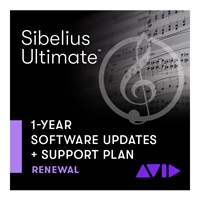 Sibelius Ultimate アップグレード・サポートプラン更新版(1年)(9938-30012-00)(オンライン納品)(代引不可)