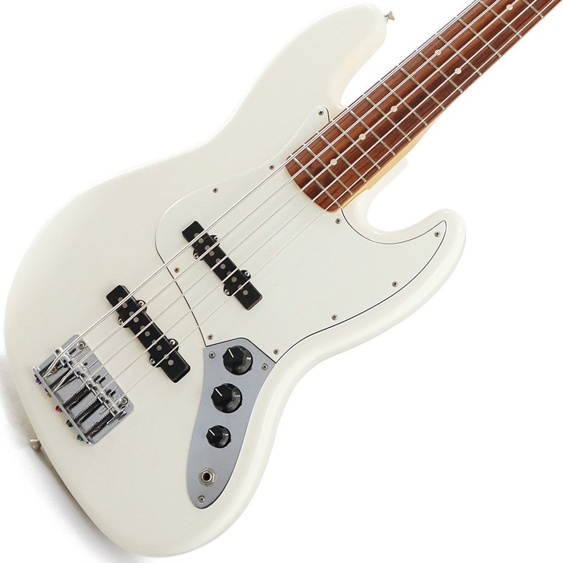 Fender Mexico JazzBass V Pau Ferro Whiteエレキベース - エレキベース