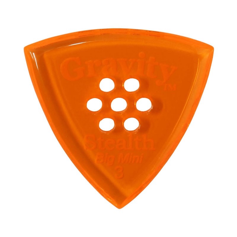 Gravity Guitar Picks Stealth Series Big Mini， Multi-Hole[GSSB3PM]