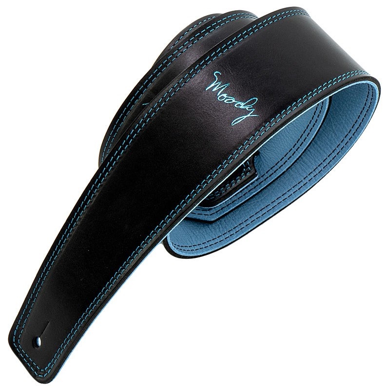 Moody Leather-Leather 2.5 STD [Black-Sky Blue] ｜イケベ楽器店