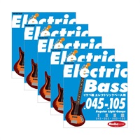 Electric Bass Strings イケベ弦 エレキベース用 045-105 [Regular Light Gauge/IKB-EBS-45105] ×5セット