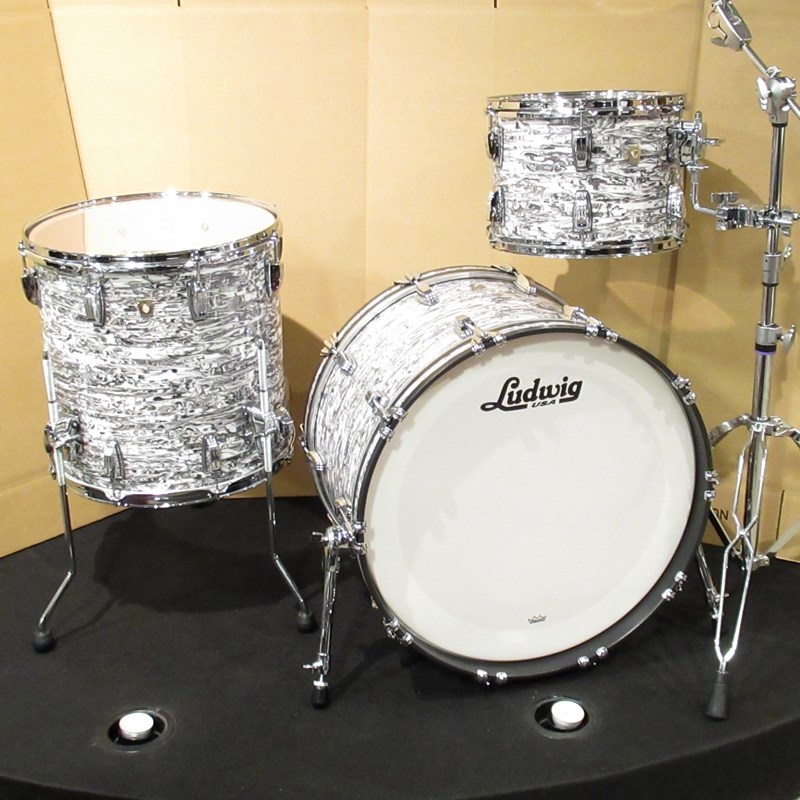 Ludwig L84233AXWAWC [Classic Maple 3pc Drum Kit - White Abalone Limited  Edition -]【2024年限定カラー/全世界85台限定】 ｜イケベ楽器店オンラインストア