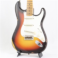 2022 Custom Collection 1958 Stratocaster Relic Faded/Aged Chocolate 3-Color Sunburst【SN.CZ577252】