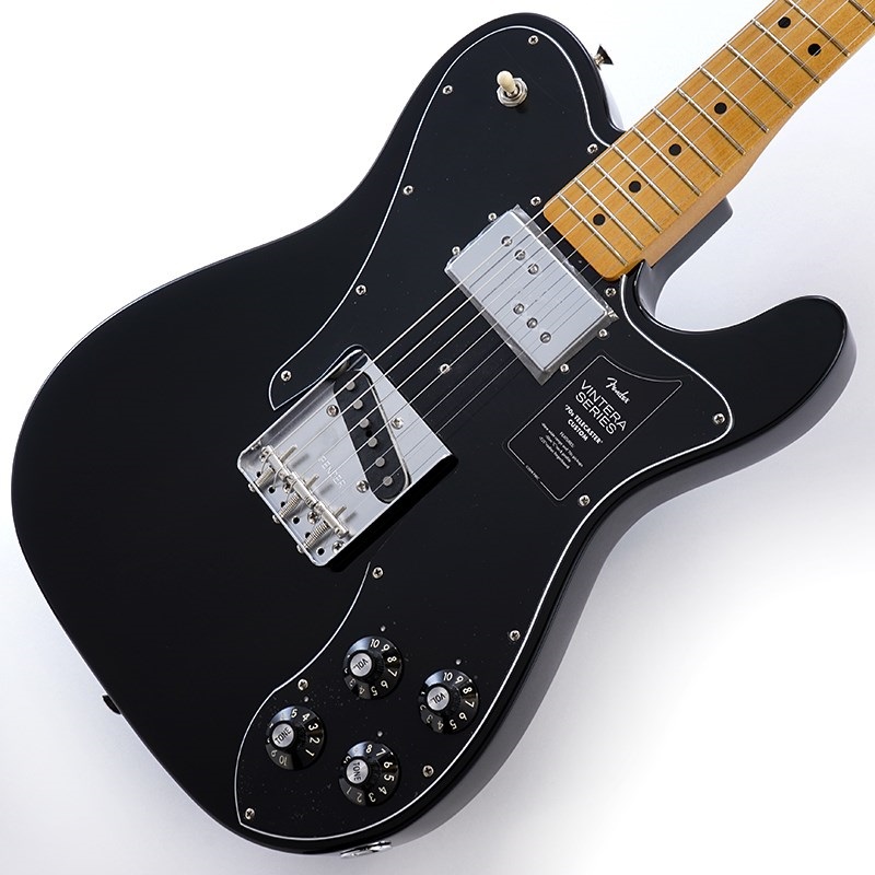 Fender MEX Vintera '70s Telecaster Custom (Black/Maple) [Made In 