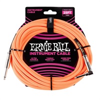Braided Instrument Cable 25ft S/L (Neon Orange) [#6067]