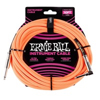 Braided Instrument Cable 10ft S/L (Neon Orange) [#6079]