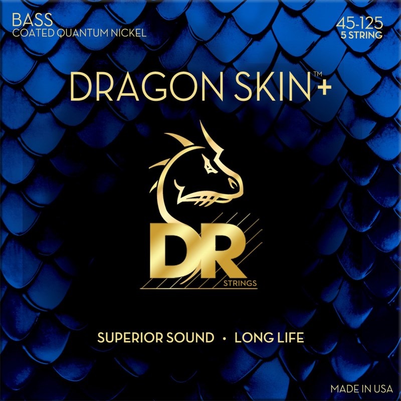【入荷待ち、ご予約受付中】DRAGON SKIN＋Quantum Nickel for Bass DBQ5-45 【5弦用/45-125】の商品画像