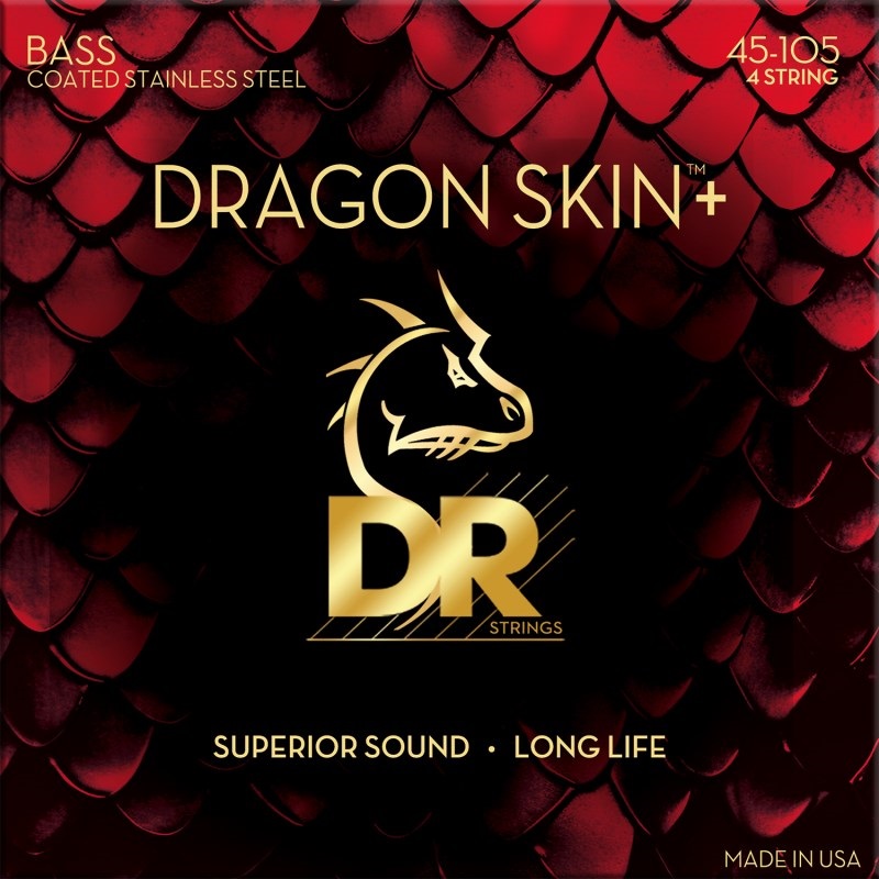 【6月中旬入荷予定、ご予約受付中】DRAGON SKIN＋Stainless for Bass DBS-45 【4弦用/45-105】