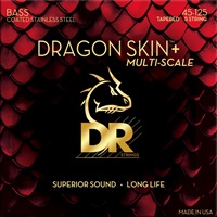 【6月中旬入荷予定、ご予約受付中】DRAGON SKIN＋Stainless for Bass DBSM5-45 【マルチスケール5弦用/45-125】