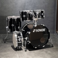 【USED】 SELECT FORCE 5pc Drum Kit [20BD，14FT，12&10TT，14SD] -Piano Black-