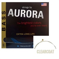 Aurora Premium Bass Strings (45-105) 【CLEARCOAT】