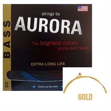 Aurora Premium Bass Strings (45-105) 【GOLD】