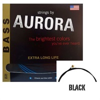 Aurora Premium Bass Strings (45-105) 【BLACK】