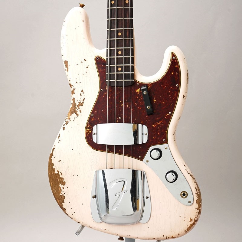 1961 Jazz Bass Heavy Relic (Super Faded Aged Shell Pink/Matching Head)