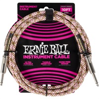 Braided Instrument Cable 10ft S/S (Emerald Argyle) [#6426]