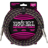 Braided Instrument Cable 18ft S/S (Purple Python) [#6431]