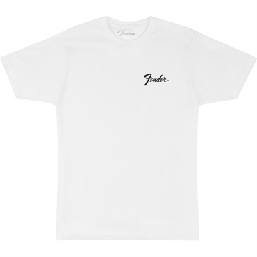 Fender USA FENDER(R) TRANSITION LOGO TEE (WHITE/M size)(#9192501406)