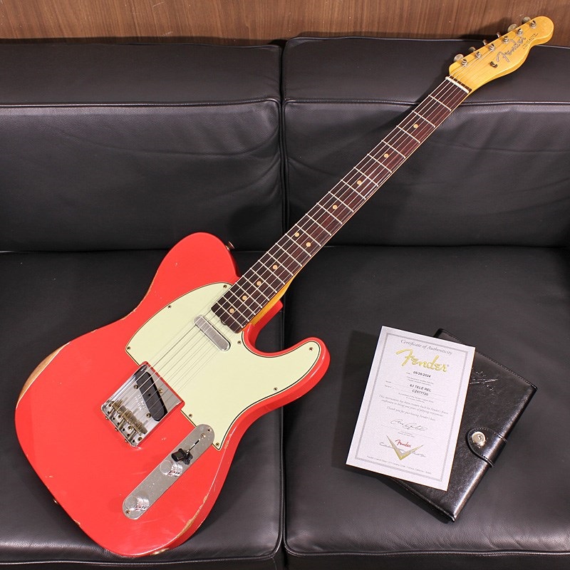 2024 Time Machine 1963 Telecaster Relic Aged Fiesta Red SN. CZ577720の商品画像