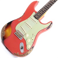 2023 Collection Time Machine 1960 Stratocaster Heavy Relic Aged Fiesta Red over 3-Tone Sunburst【SN.CZ572347】【IKEBE Order Model】【特価】