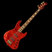 【USED】 Limited Edition 2023 MasterBuilt 21-Fret Standard J/J Bass 4-Strings (Majestic Red High Polish)