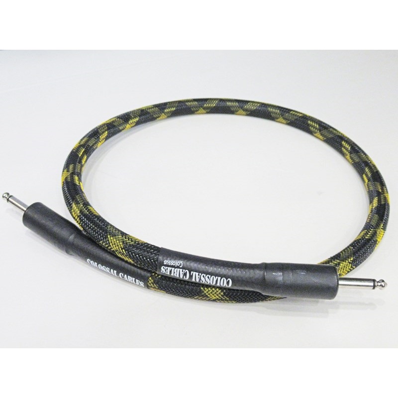 COLOSSUS SPEAKER CABLE 3ft ST/ST Plug [Yellow Spyder]