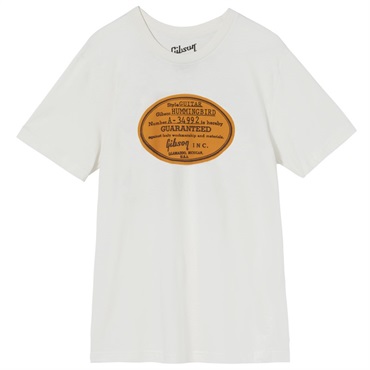 Gibson Acoustic Label Tee (Vintage White)(Large) [GA-TEE-LBL-WHT-LG]