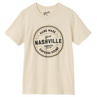 【創業50周年大決算SALE】 Handmade in Nashville Tee (Cream)(Extra Large) [GA-TEE-HAND-CRM-XL]