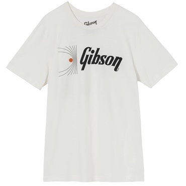 Gibson Soundwave Tee (White)(Medium) [GA-TEE-SDWV-WHT-MD]