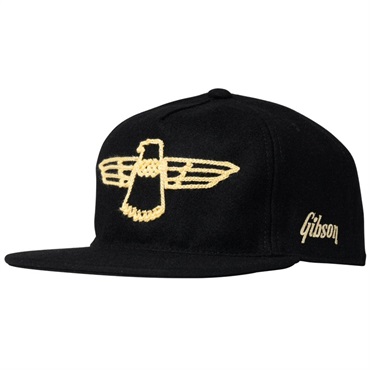 Gibson Thunderbird Wool Snapback (Black)[GA-TBIRDWHT]