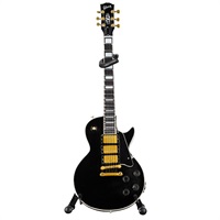 LP Custom Ebony 1:4 Scale Mini Guitar Model [GG-123AH]