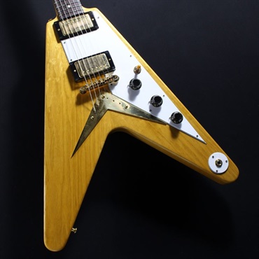 Gibson 1958 Korina Flying V Reissue VOS Natural w/White Pickguard #8 4814