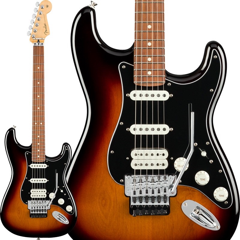 Player Stratocaster with Floyd Rose HSS (3-Color Sunburst/Pau Ferro) [Made In Mexico]【旧価格品】