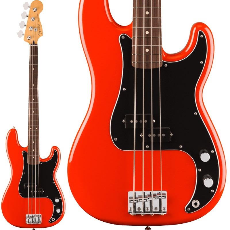 Player II Precision Bass (Coral Red/Rosewood)