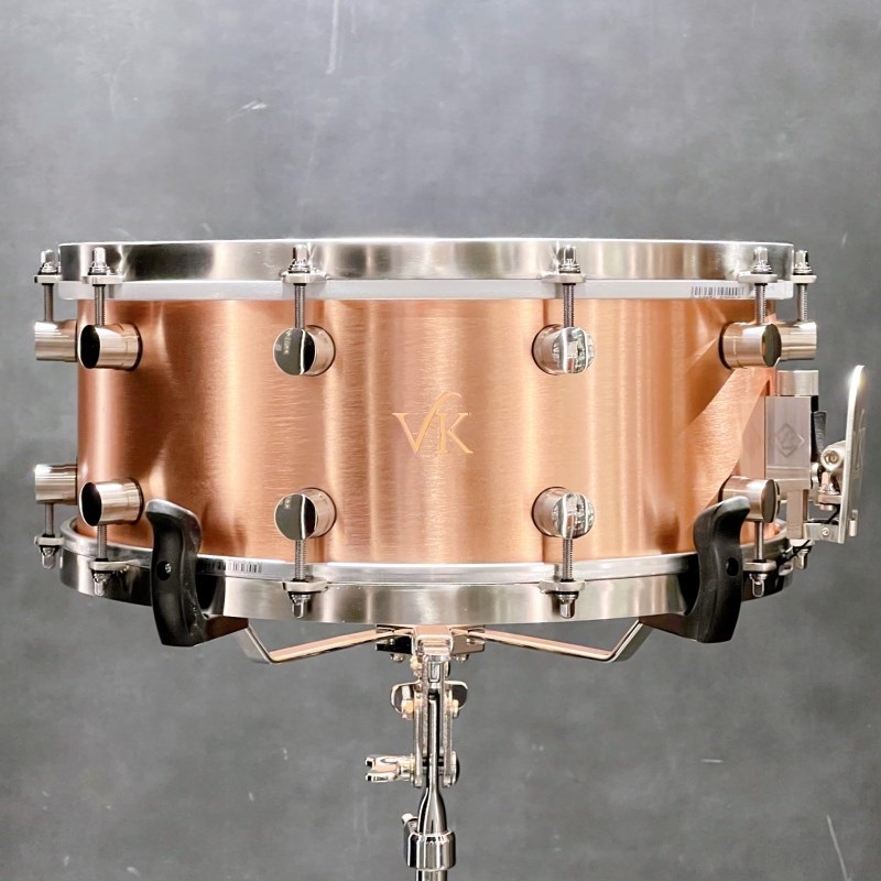 VK DRUMS Copper 2.0mm 14×6 Snare Drum [Made in England]【店頭展示特価品】  ｜イケベ楽器店オンラインストア