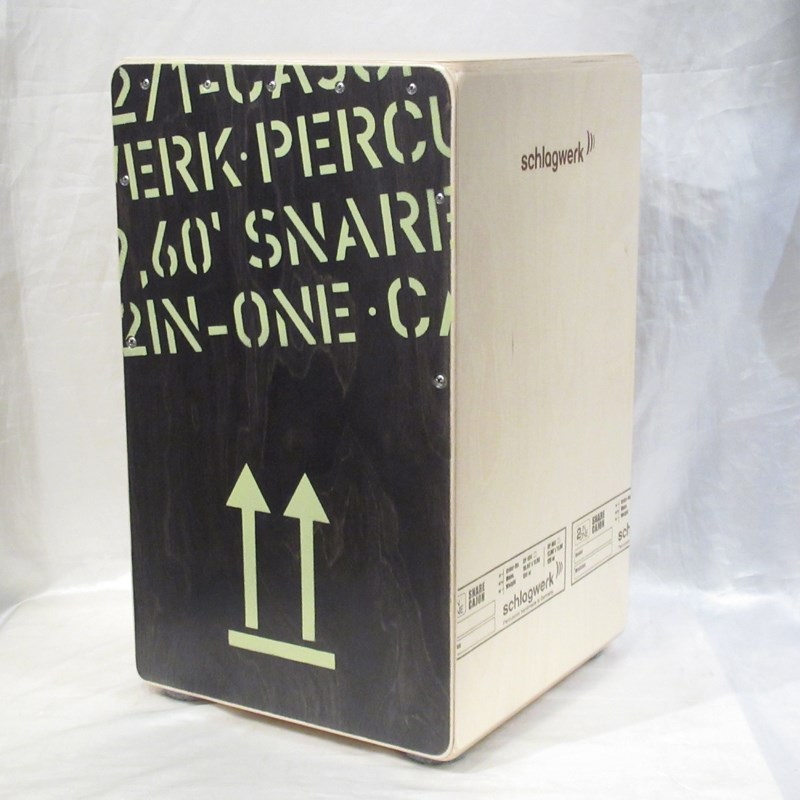 Schlagwerk Percussion SR-CP404BLK [2 in One Cajon～Black/ カホン・バッグ付属]【店頭展示特価品】  ｜イケベ楽器店オンラインストア