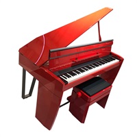 【大決算セール】【展示品特価】VIVO H10 MG Red Polished（VIVO H10 MG DRP）純正高低自在椅子セット 【国内入荷分1台限り】 (レッドポリッシュ) The Dexibell Mini Grand Piano デキシーベル　(配送設置料別途お見積もり)