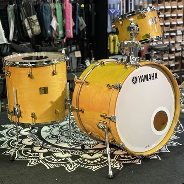 YAMAHA 【USED】1991s～93s Maple Custom 3pc Drum Kit [BD22，FT16，TT12/Made In Japan/YAMAHAファイバーケース付属]