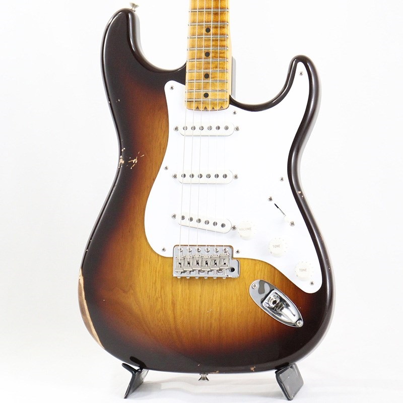 Limited Edition Fat 1954 Stratocaster Relic with Closet Classic Hardware (Wide-Fade Chocolate 2-Color Sunburst) [SN.LXX0427]