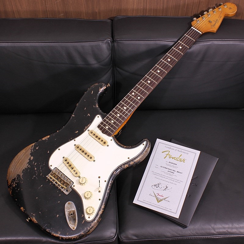 MBS 1963 Stratocaster Heavy Relic Black Master Built by Vincent Van Trigt SN. VVT0262の商品画像