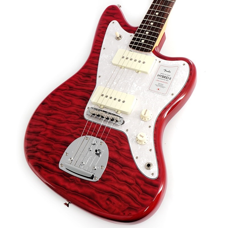 Fender Made in Japan 2024 Collection Hybrid II Jazzmaster QMT (Red Beryl/Rosewood)