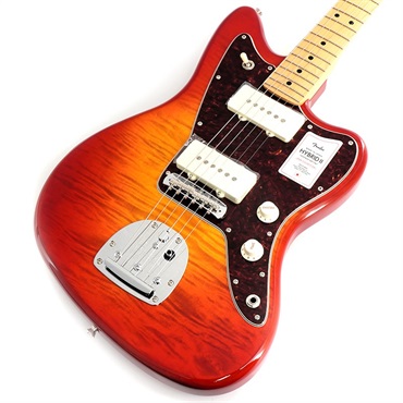 Fender Made in Japan 2024 Collection Hybrid II Jazzmaster FMT (Flame Sunset Orange Transparent/Maple)