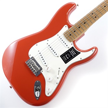 Fender MEX Limited Edition Player Stratocaster Roasted Maple Neck With Fat '50s Pickups (Fiesta Red/Roasted Maple)