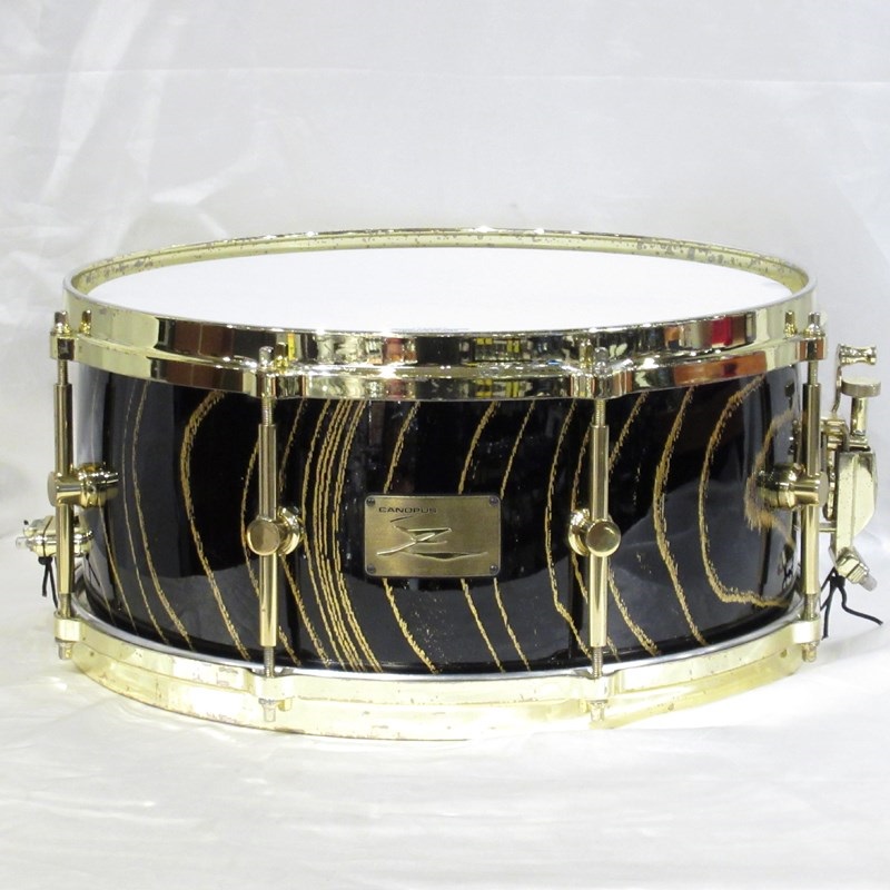 CANOPUS 【USED】HS-1465-30th [Zelkova Snare Drum 30周年記念モデル ~金蘭~]【シェル割れ補修痕あり】  ｜イケベ楽器店オンラインストア