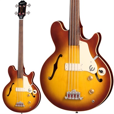 Epiphone Jack Casady Fretless Bass (Aged Royal Tan)