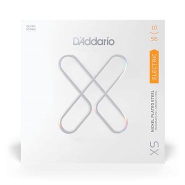 D’Addario XS Series Electric Guitar Strings (Regular Light 7-String/10-56) [XSE1056]