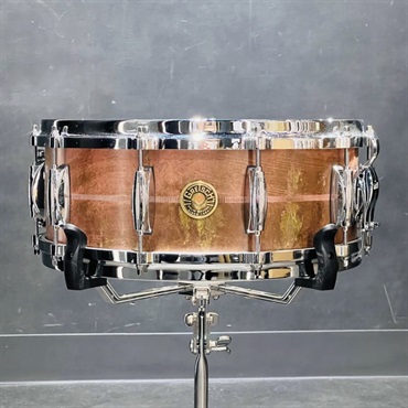 GRETSCH Keith Carlock Signature Snare Drum - 2mm Antique Aged Brass 14×5.5 [GAS5514-KC]【店頭展示特価品】